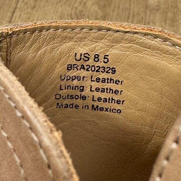 NEW Nisolo Classic Ankle Bootie Almond Brown Tan Leather Heeled Boho Everyday - Picture 10 of 11